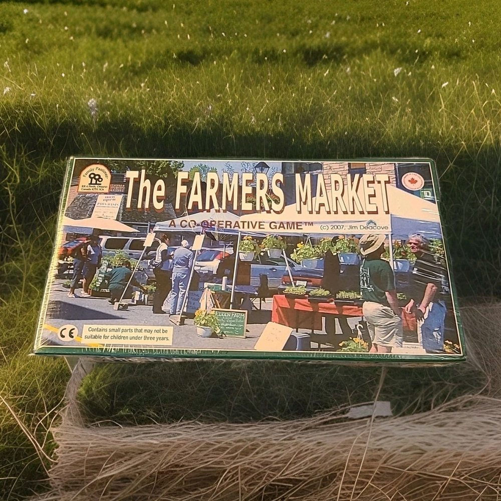 The Farmers Market A Co-Operative Board Game Family Pastimes New Sealed 2007